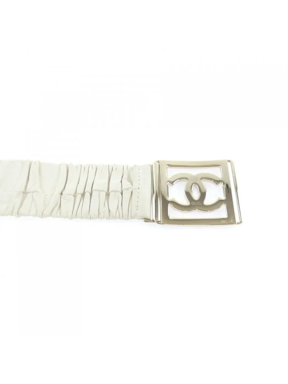 Chanel Belt White